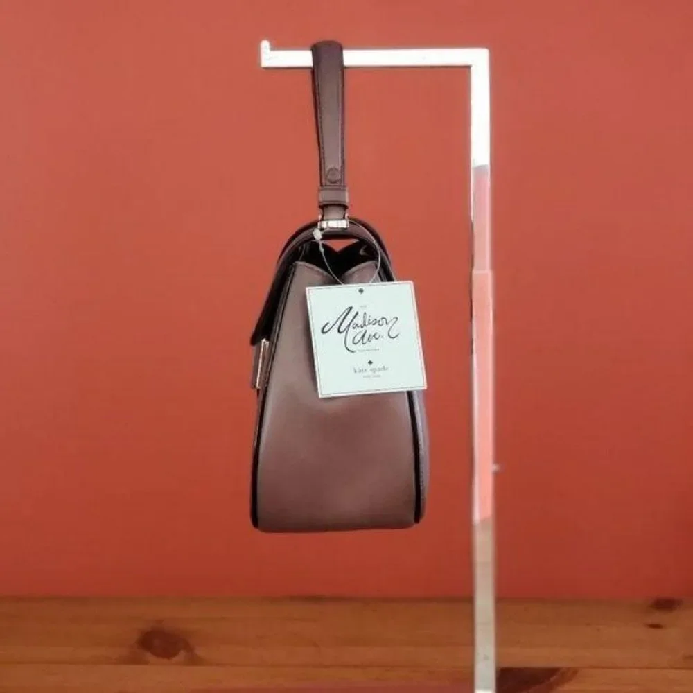 NWT Kate Spade Madison Carlyle Street Justina Leather Satchel/Crossbody Handbag